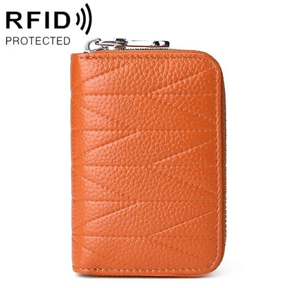 Women Anti Magnetic Leather Rfid Wallet - Black
