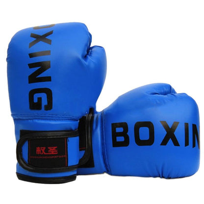 Children'S Boxing Training Gloves - Sanda Fight Gloves - Black