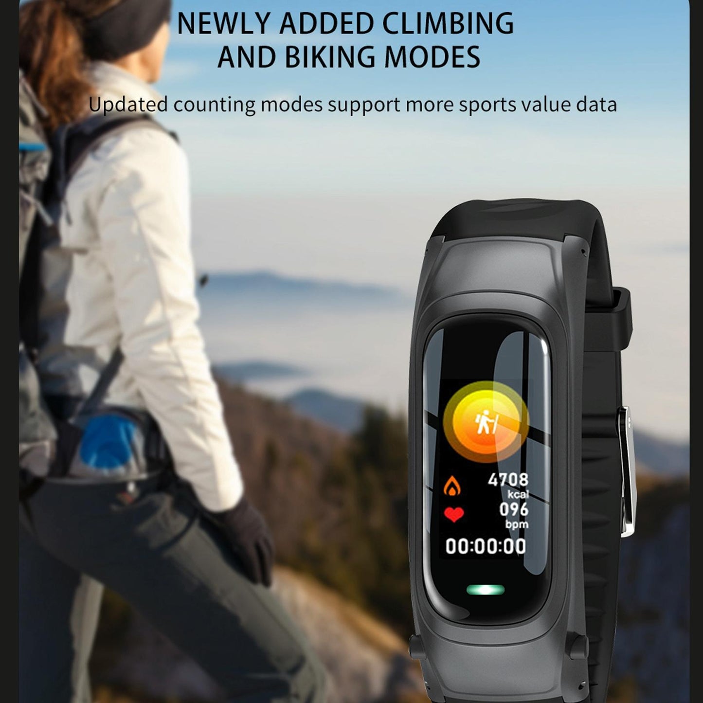 Smart Bracelet With Ai Voice Sleep & Heart Rate Monitoring Call Rejection - Gold