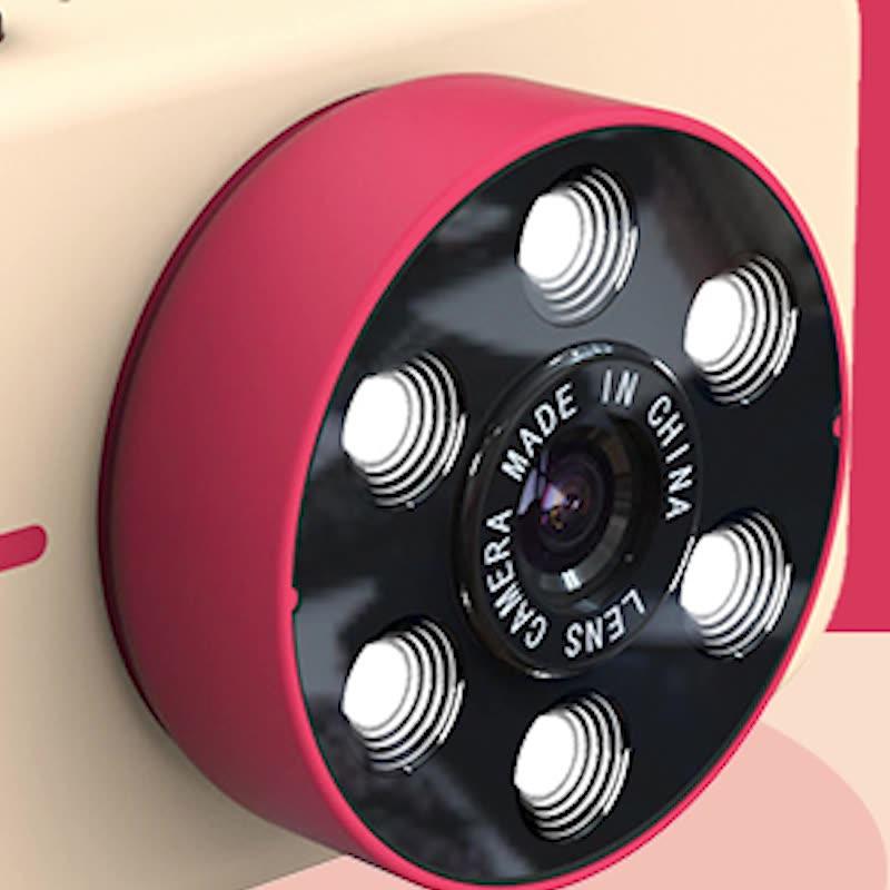 Mini 4K Dual Camera For Kids - 50Mp Front & Rear - Yellow