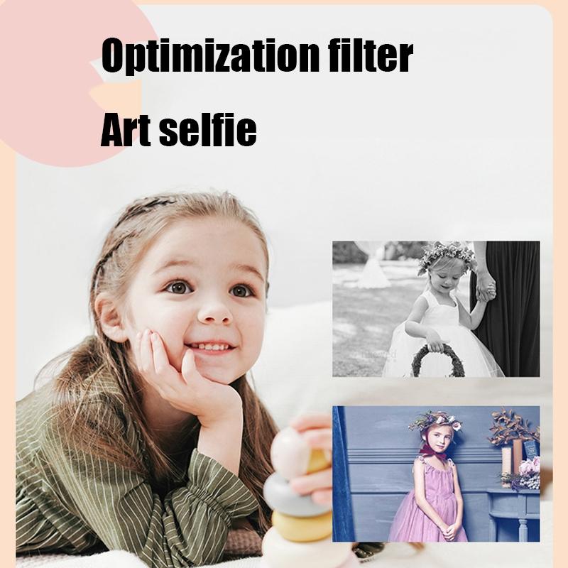 Mini 4K Dual Camera For Kids - 50Mp Front & Rear - Yellow