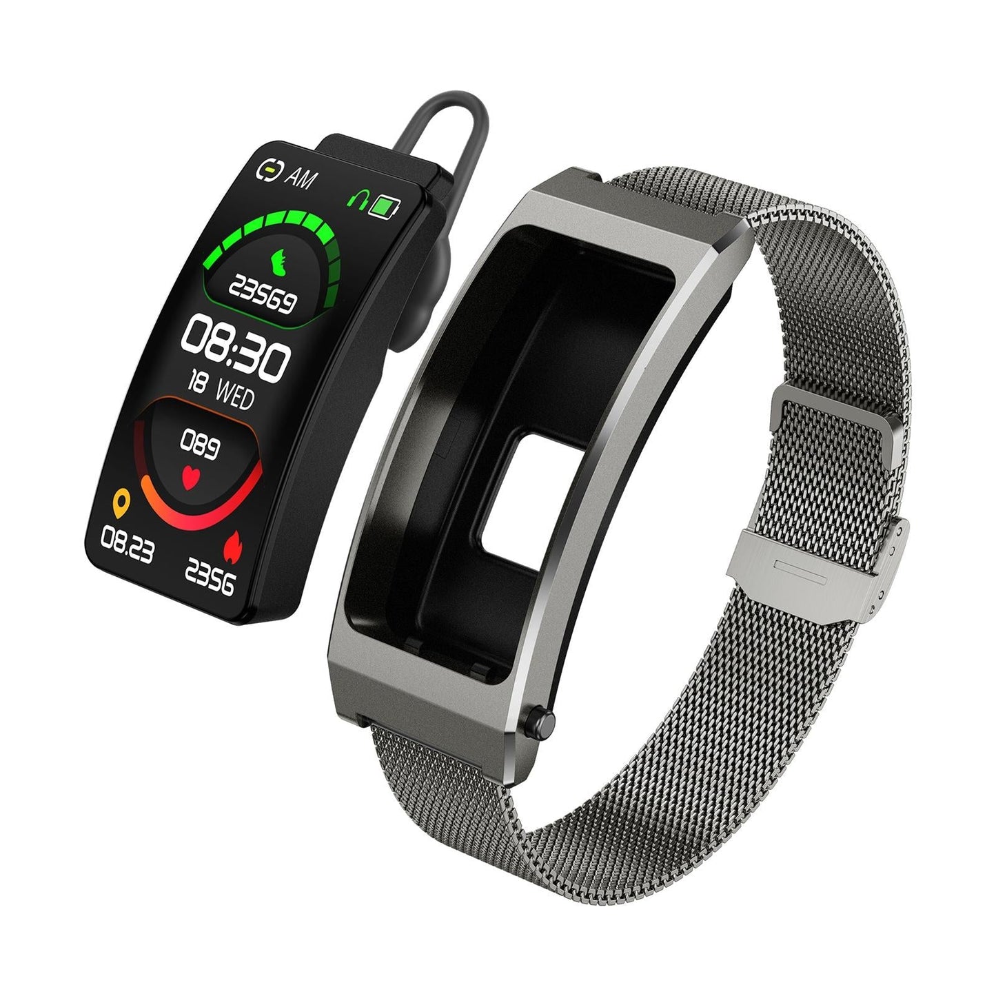 Smart Bracelet With Sleep And Oxygen Monitoring - Tft Display - Rose Gold