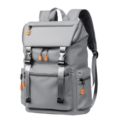 Men Business Travel Backpack - Spacious and Stylish - Grey