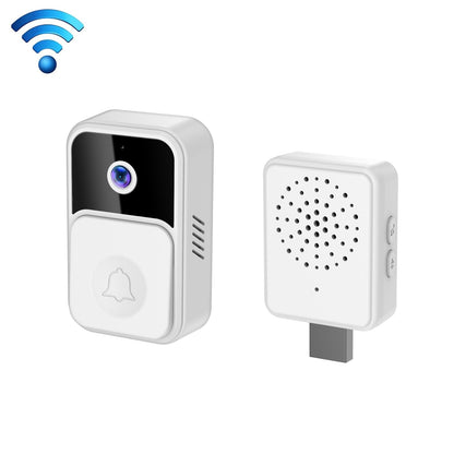 Wireless Smart Video Doorbell - 90 Degree Wide Angle - White