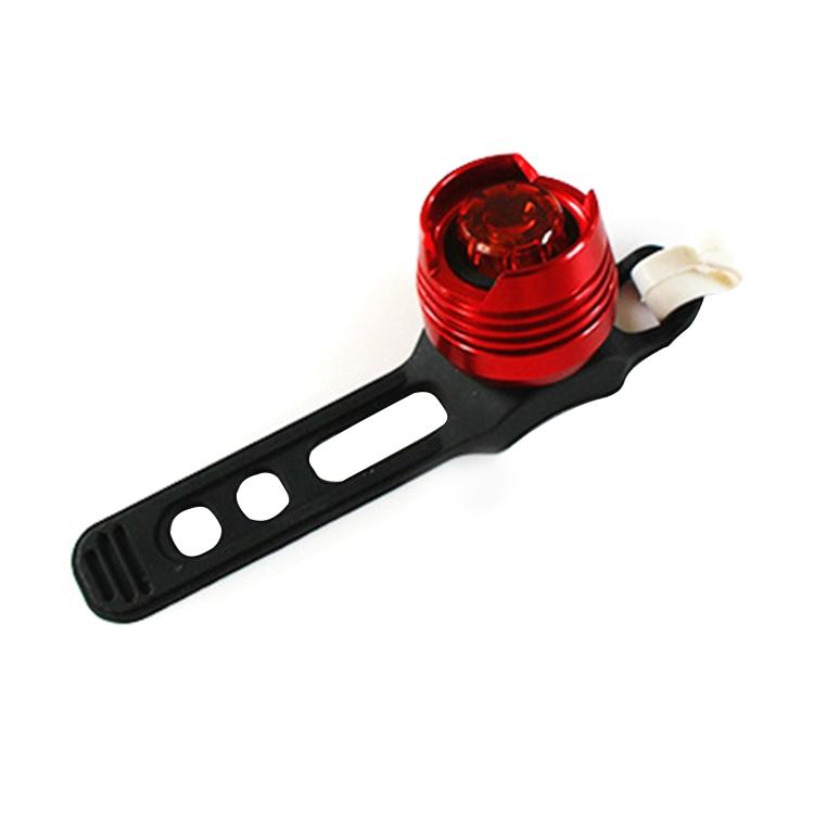 Waterproof Led Bicycle Safety Lights - Red Light Black Case
