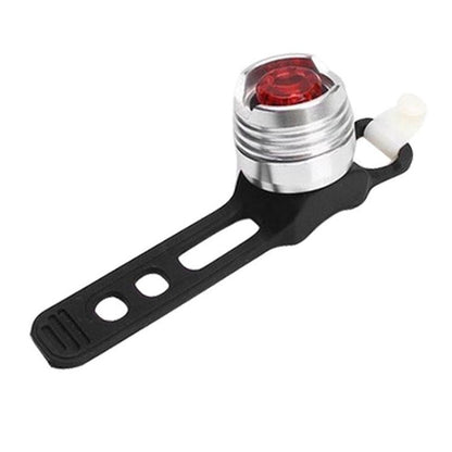 Waterproof Led Bicycle Safety Lights - Red Light Black Case
