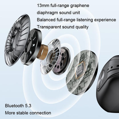 Wireless Dual Ear Bone Conduction Bluetooth Earphones - Mini Sport Clip - Skin Colour