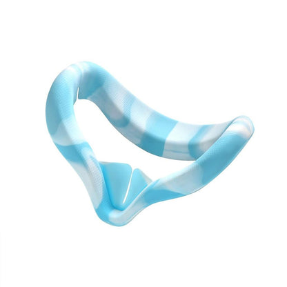 Silicone Vr Eye Cover For Oculus Quest 2 - Anti-Sweat - White Pink