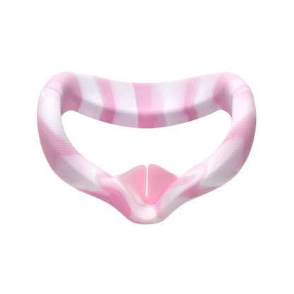 Silicone Vr Eye Cover For Oculus Quest 2 - Anti-Sweat - White Pink