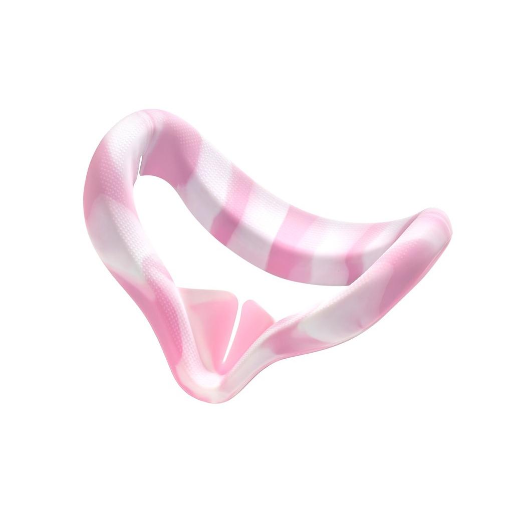 Silicone Vr Eye Cover For Oculus Quest 2 - Anti-Sweat - White Pink