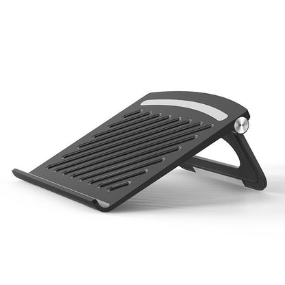 Foldable Laptop Cooling Stand - Height Adjustable - Black