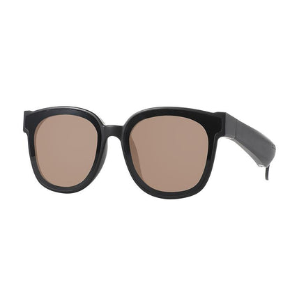 Smart Audio Sunglasses with Bluetooth Earphone - A13 - Brown