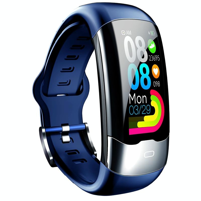 Smart Bracelet With Tft Hd Display Blood Oxygen & Sleep Monitoring - Blue