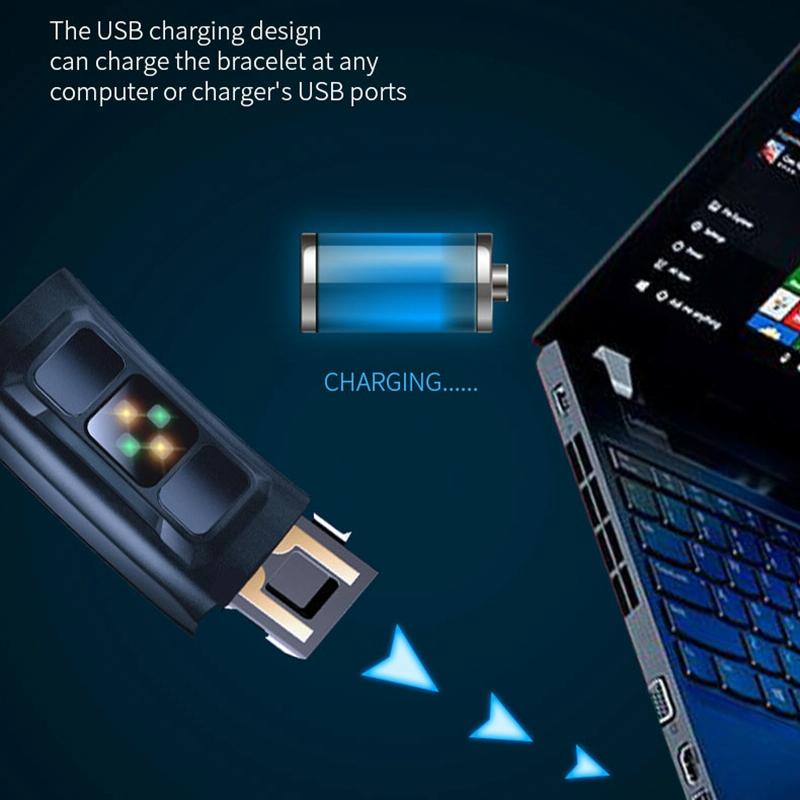 Smart Bracelet With Tft Hd Display Blood Oxygen & Sleep Monitoring - Blue