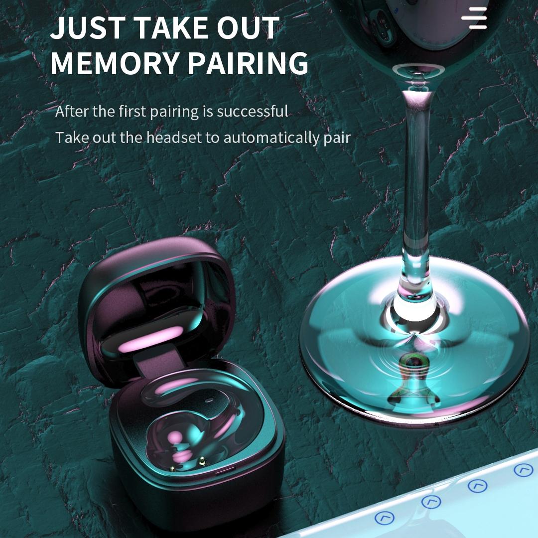 Wireless Bone Conduction Earphone With Bluetooth 5.0 - White