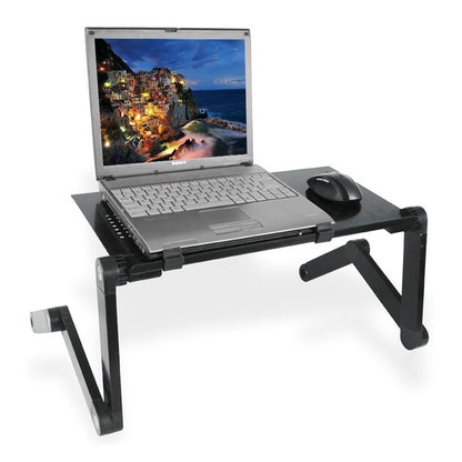 Adjustable Foldable Laptop Stand - 360 Degree Portable Aluminum Desk Holder