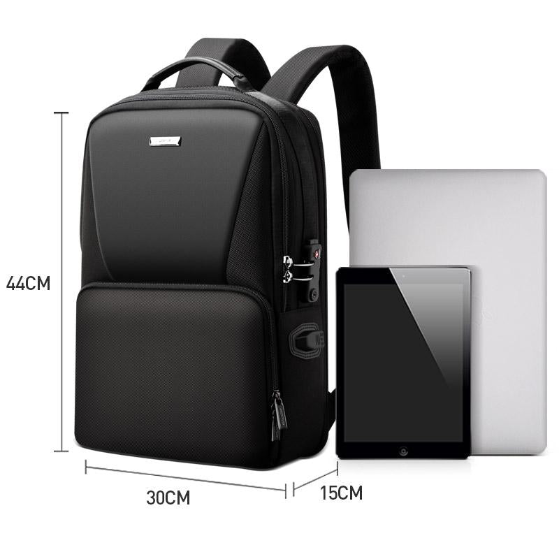 Anti-theft Waterproof Business Backpack for Travel - 30x15x44cm in Black