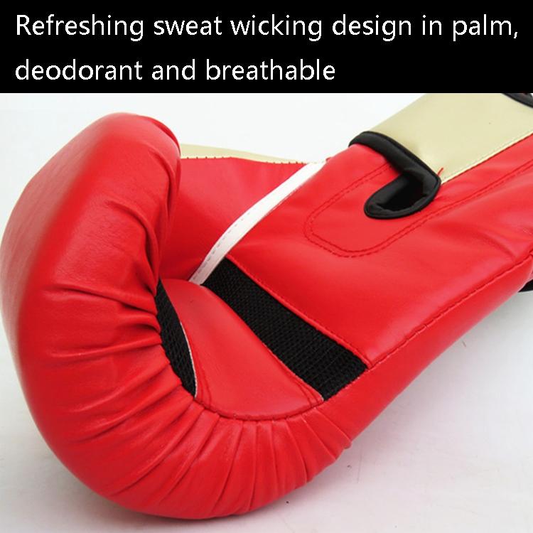 Junior Boxing Training Gloves For Sanda Fighting - Letter Pattern - Black