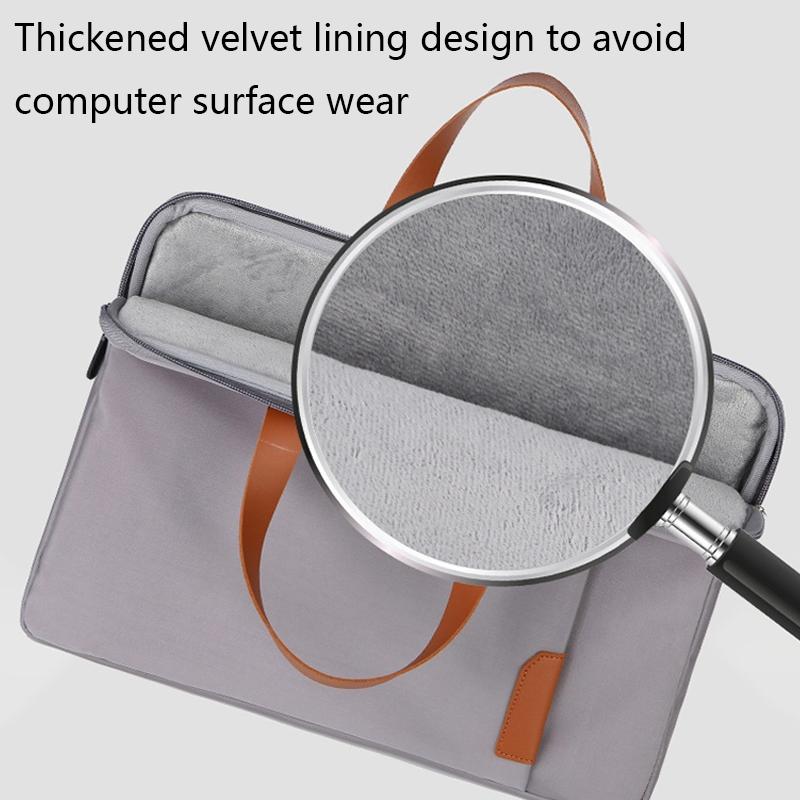 Lightweight Portable Laptop Liner Bag - Fits 14 / 14.6 Inch - Gray