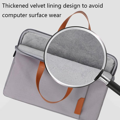 Lightweight Portable Laptop Liner Bag - Fits 14 / 14.6 Inch - Gray