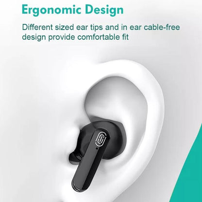 Mini Binaural Bluetooth 5.0 Sports Earphones - Ete-13 - Black