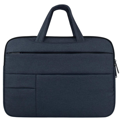 14 Inch Laptop Tablet Bag With Multiple Pockets And Soft Handle - Black