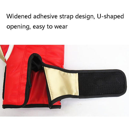 Adult Boxing Training Gloves For Sanda Fighting - Letter Pattern - Black