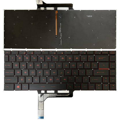 Backlit Laptop Keyboard For Msi Gs65 Series - Us Version - Black