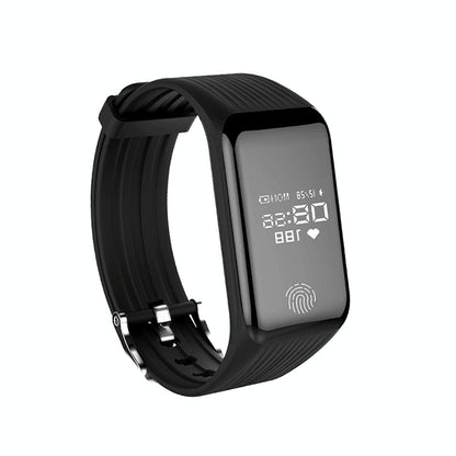 Waterproof Oled Fitness Tracker - Ip67 - Black