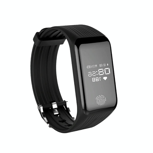 Waterproof Oled Fitness Tracker - Ip67 - Black