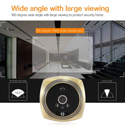 4.3 Screen Video Doorbell With 2.0Mp Resolution - Black