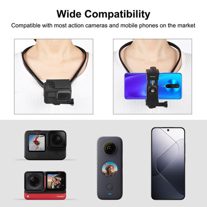 Flexible Neck Mount For Gopro And Smartphones - Adjustable