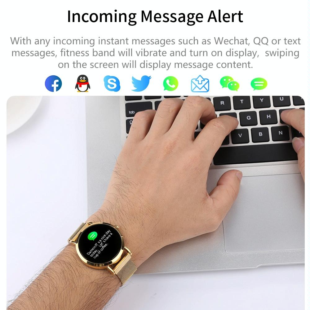 Smart Bracelet With Colour Screen Ip67 Waterproof Call / Heart Rate / Sleep / Sedentary Reminder - Black