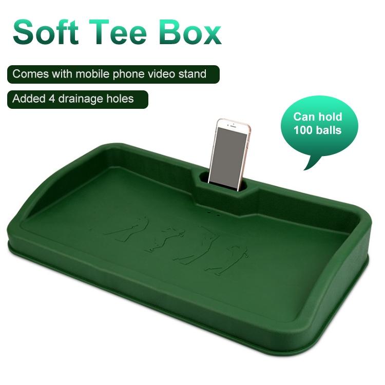 Black Character Pattern Golf Service Box With Phone Stand - 100 Balls - Black Character