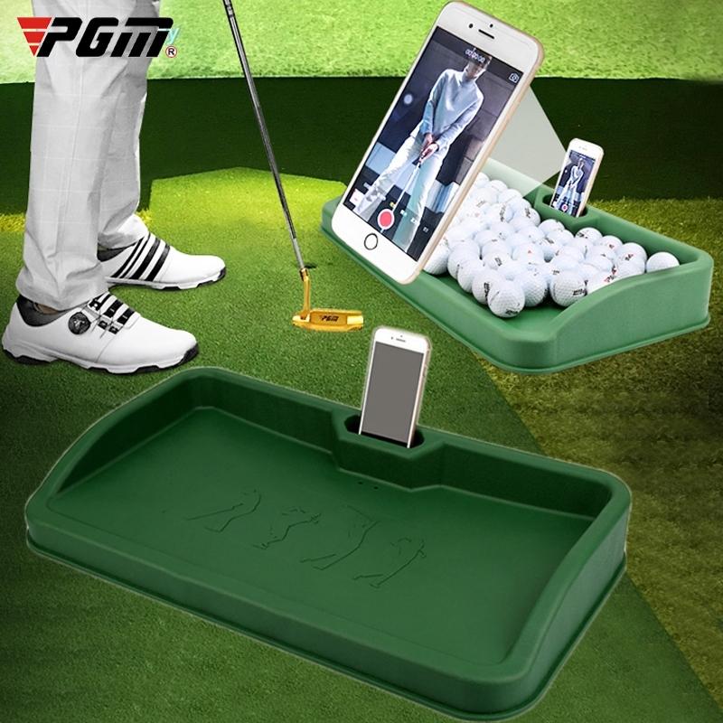 Black Character Pattern Golf Service Box With Phone Stand - 100 Balls - Black Character