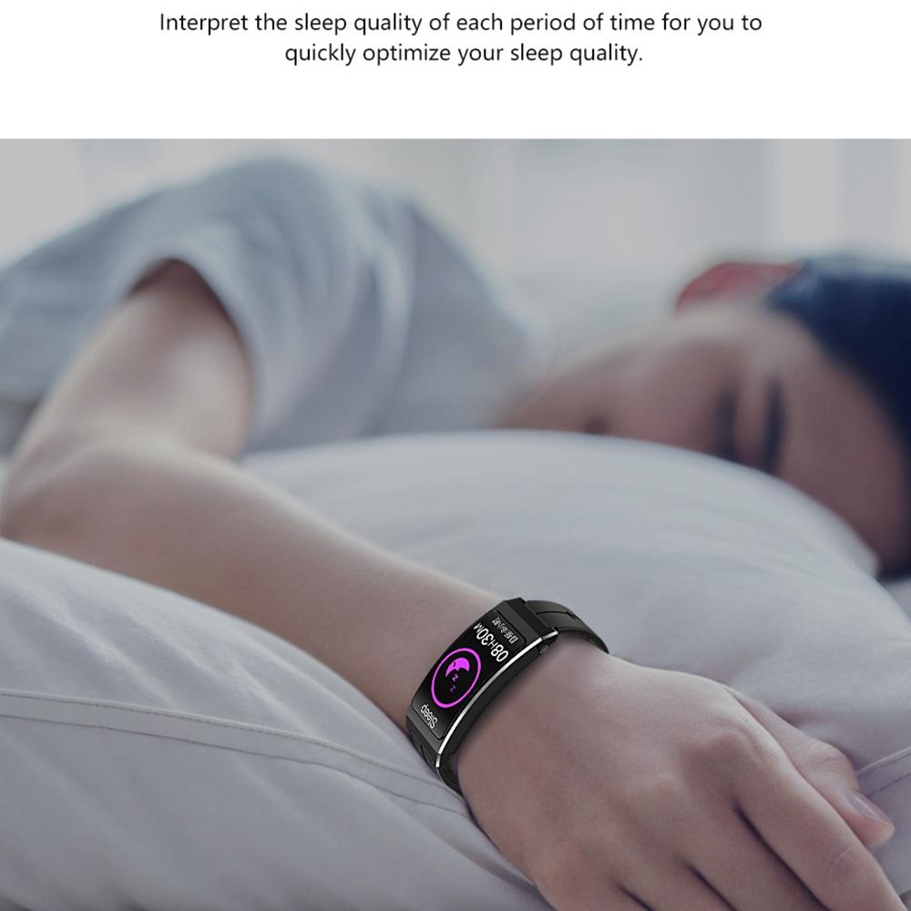 Smart Bracelet With Sleep And Oxygen Monitoring - Tft Display - Tarnish