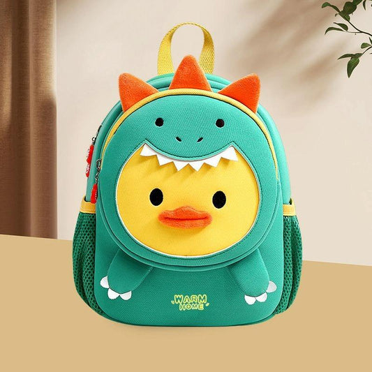 Secure Kids Backpack - Anti-Lost Design - Dinosaur Duck