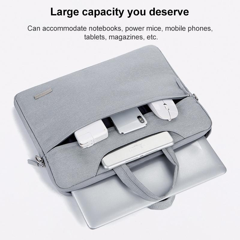 14 Inch Inner Bag With Power For Handbag Or Laptop - Grey