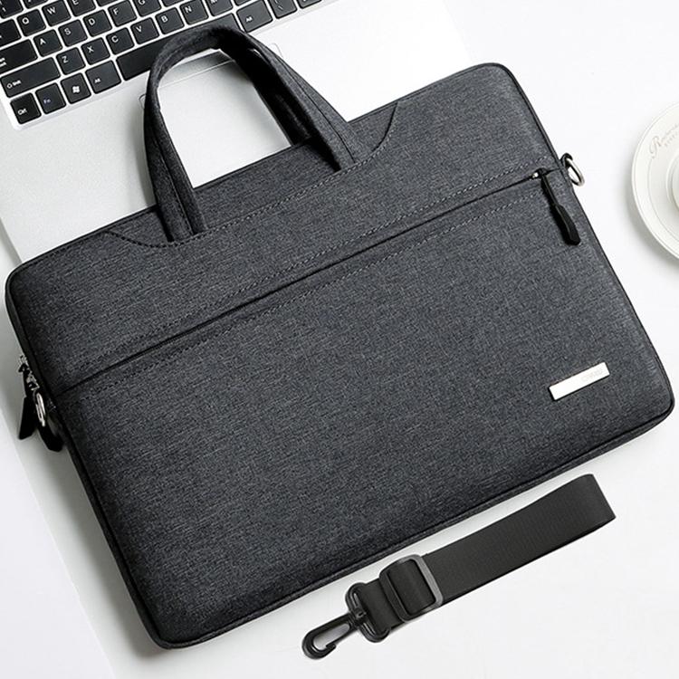 16.1 Inch Inner Bag With Shoulder Strap For Handbag Or Laptop - Grey