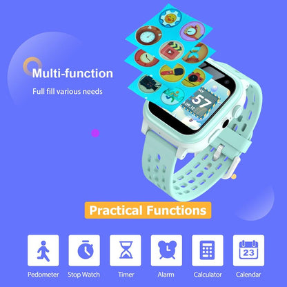 1.4 Inch Children's Watch With Flashlight Green