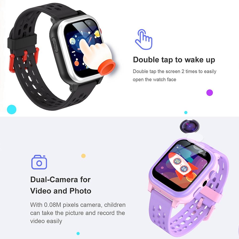 1.4 Inch Children's Watch With Flashlight Green