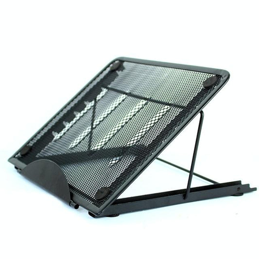 Adjustable Folding Metal Mesh Desktop Cooler - Black