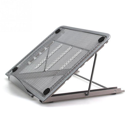 Adjustable Folding Metal Mesh Desktop Cooler - Black