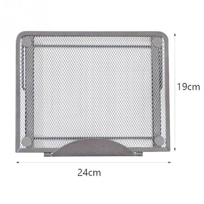 Adjustable Folding Metal Mesh Desktop Cooler - Black