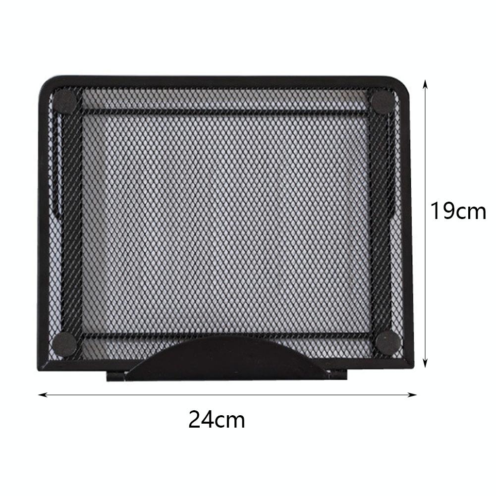 Adjustable Folding Metal Mesh Desktop Cooler - Black