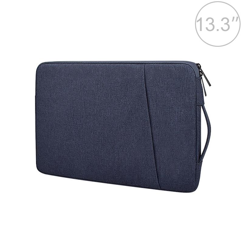 13.3 Inch Laptop Felt Sleeve Protective Case Carrying Bag - Navy Blue