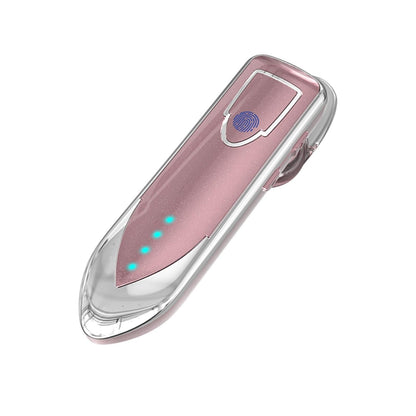 Business Style Bluetooth 5.0 Earphone with Touch Switch - Pink