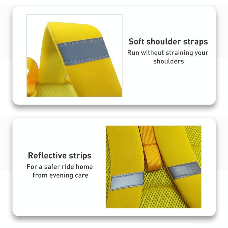 Secure Kids Backpack - Anti-Lost Design - Pig Pig Duck