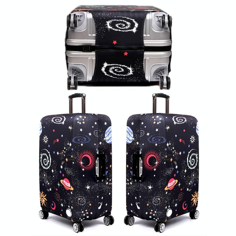 Thickened Luggage Cover - Elastic Wear-Resistant Anti-Dust Protection - Size L - Colourful Watercolour