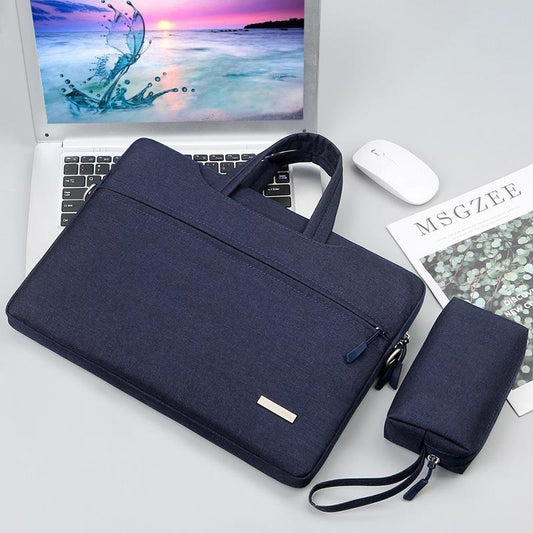 14 Inch Inner Bag With Power For Handbag Or Laptop - Dark Blue